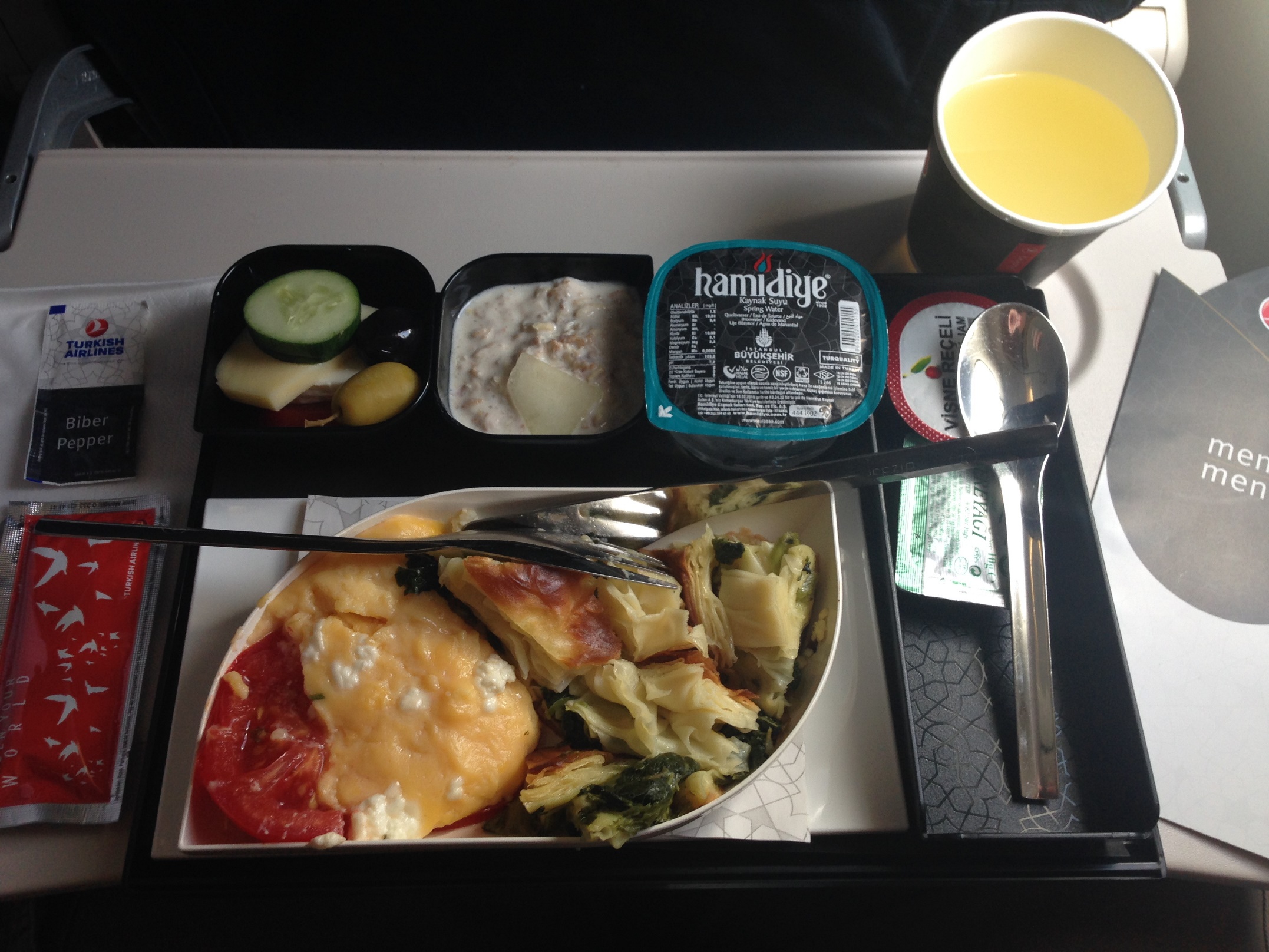 Turkish Airlines Inflight Food (Istanbul-Hamburg)