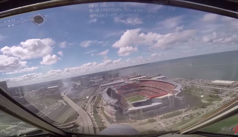 C-130 GoPro Flyover – Cleveland Browns