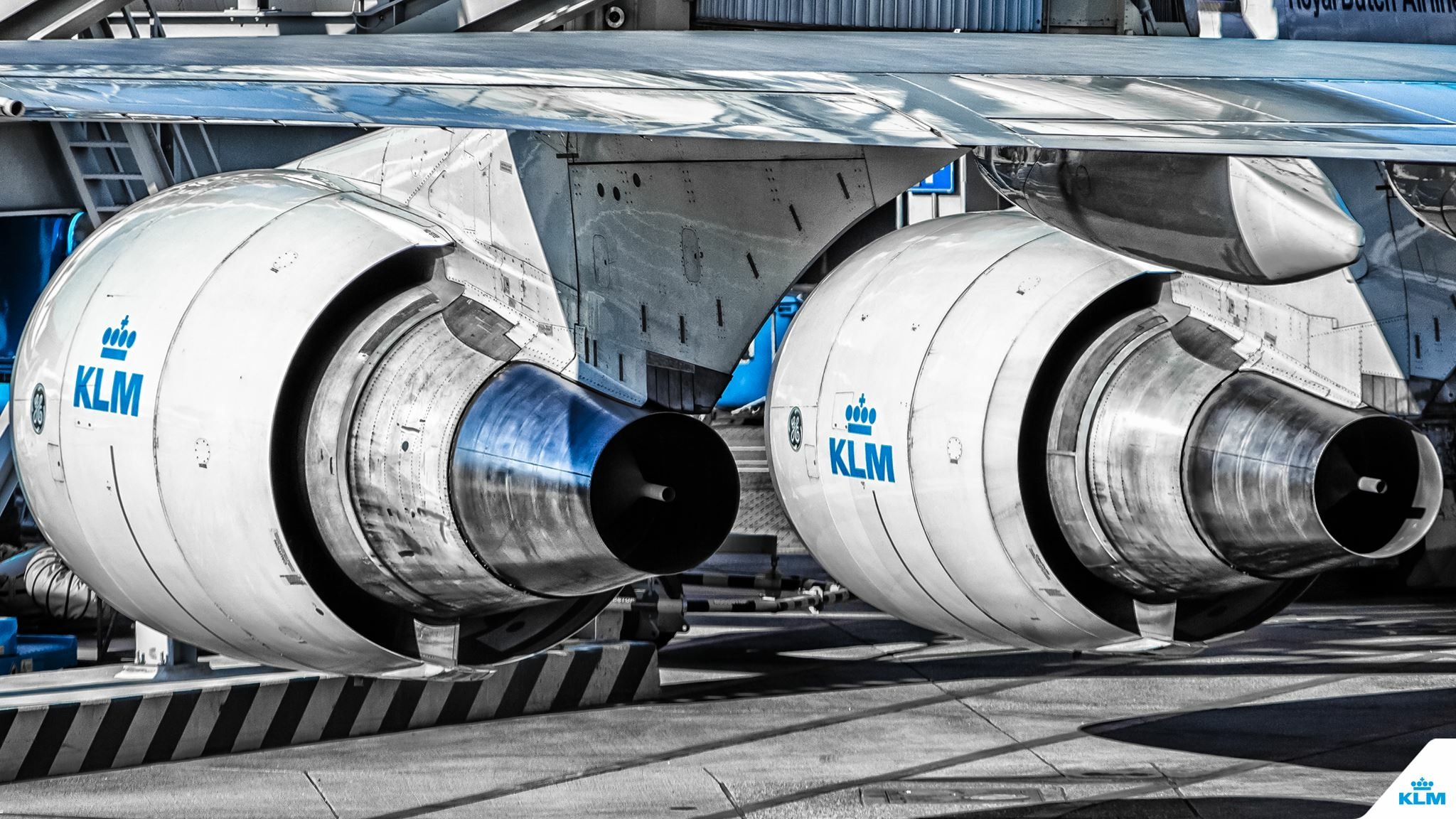 KLM_Boeing 747_Engine