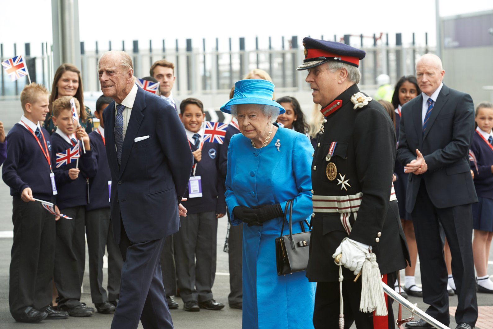 The Queen at Heathrow