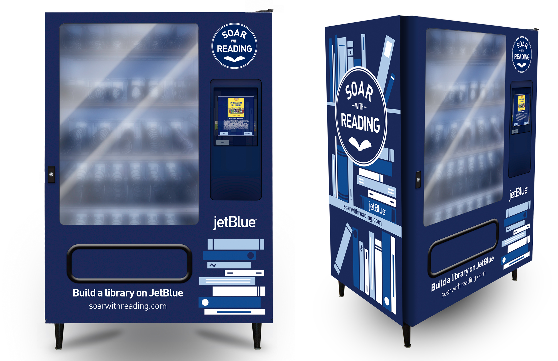 JetBlue installs free book vending machines in low-literacy neighbourhood in Washington D.C.