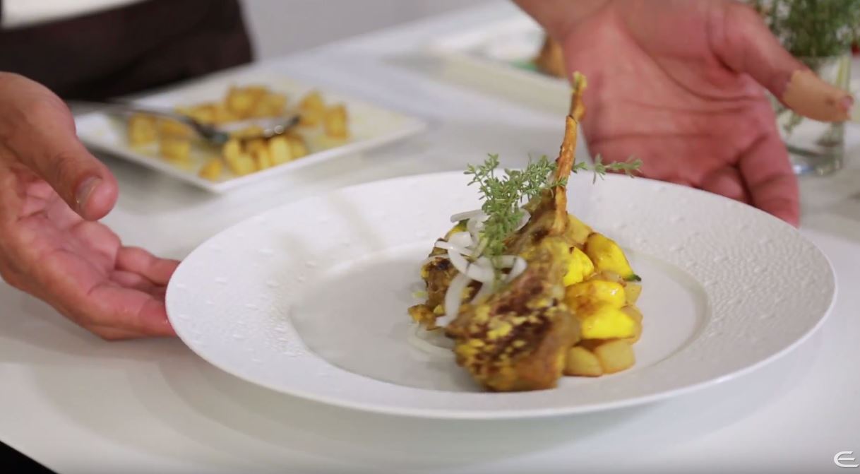 Fine Dining | Arabic Lamb Chops Recipe | Reimagined by Etihad Airways