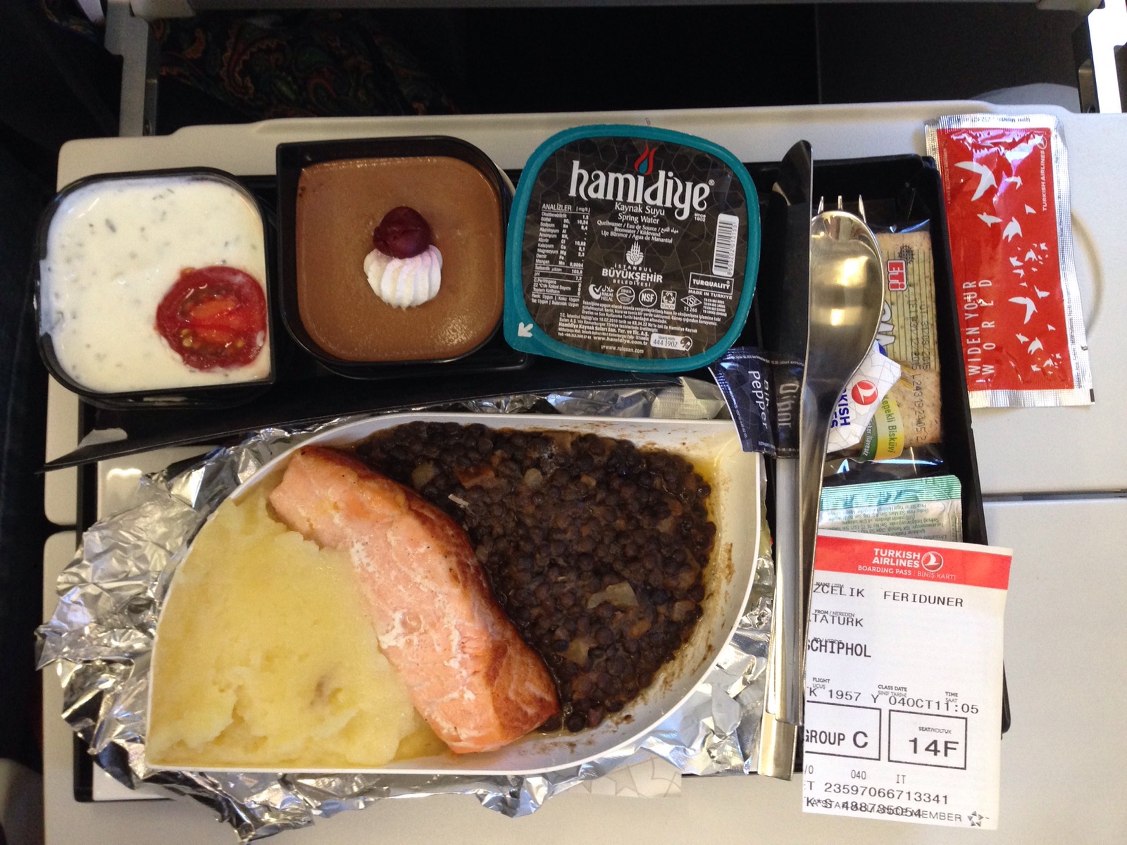 Turkish Airlines Inflight Meal (Istanbul-Amsterdam)