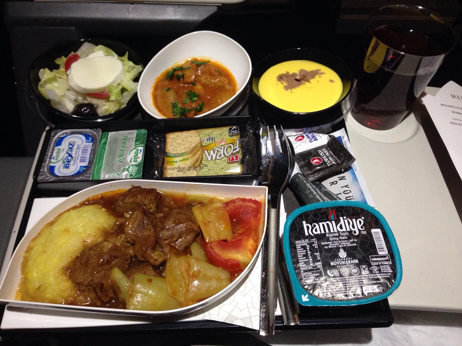 Turkish Airlines Inflight Meal (Istanbul-Bangkok)