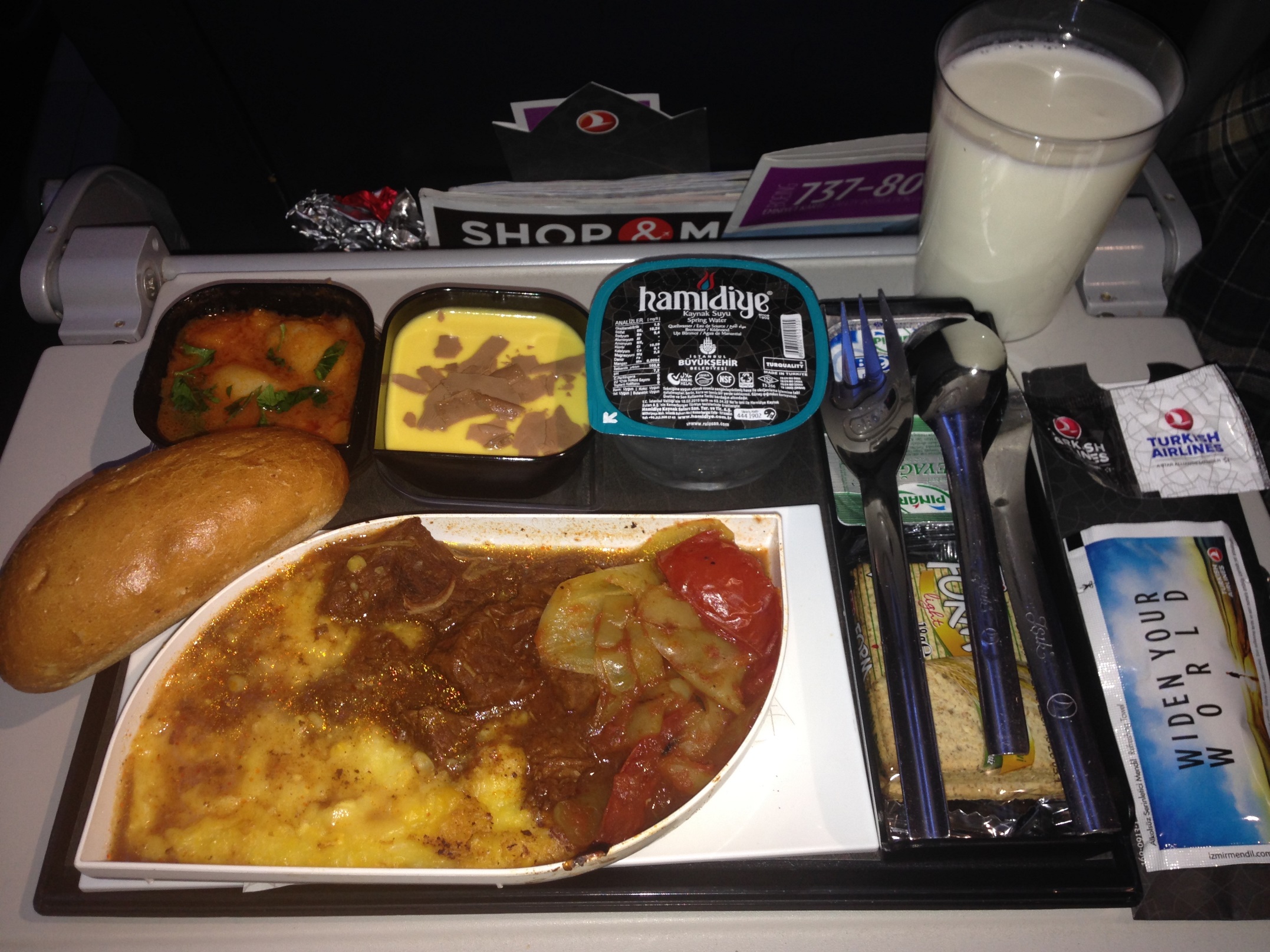 Turkish Airlines Inflight Meal (Istanbul-London)