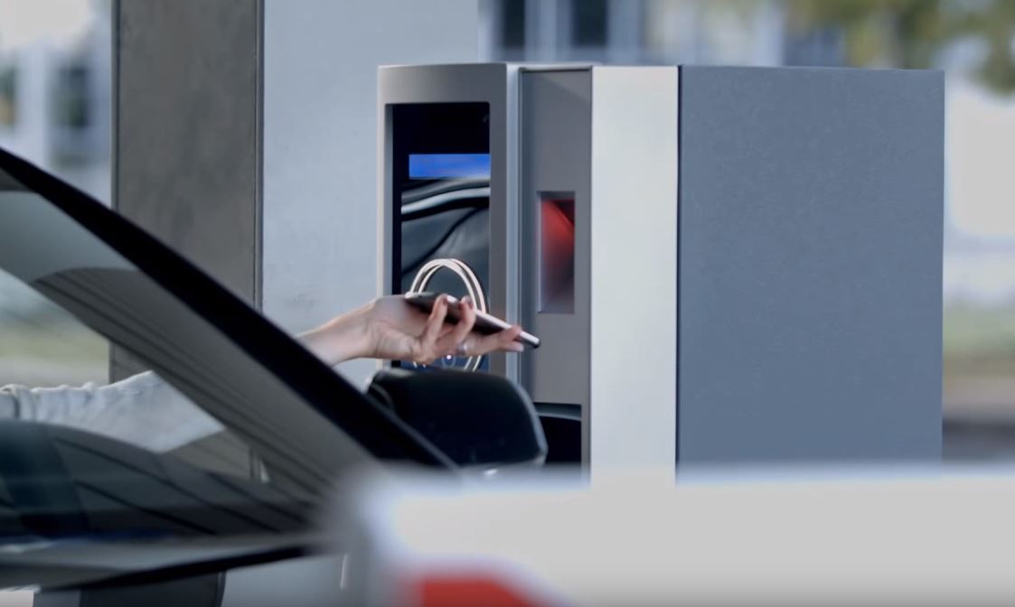 Parking with QR code at Frankfurt Airport