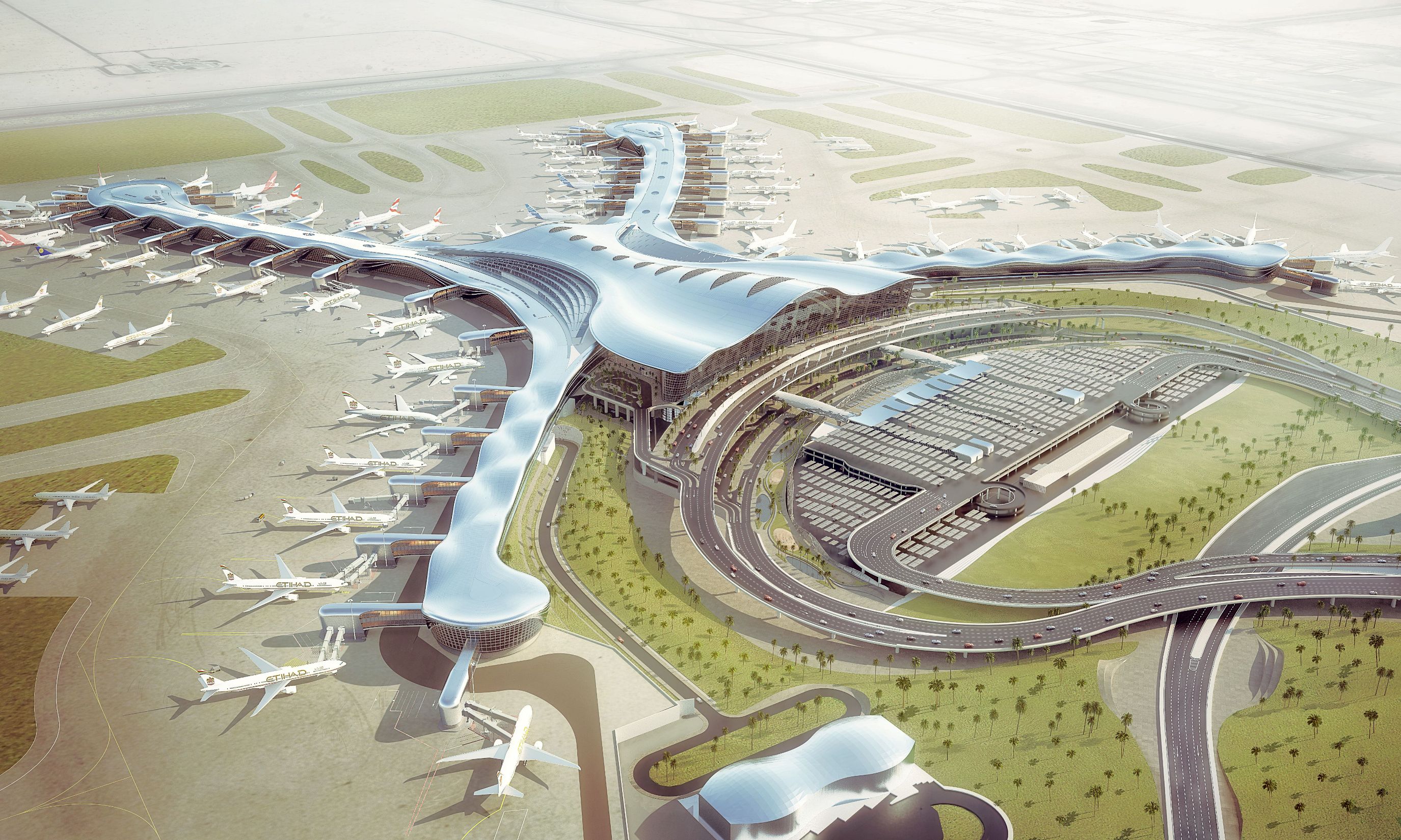 Abu Dabi Havalimanı’ndaki Yeni Terminalin Testleri Başladı
