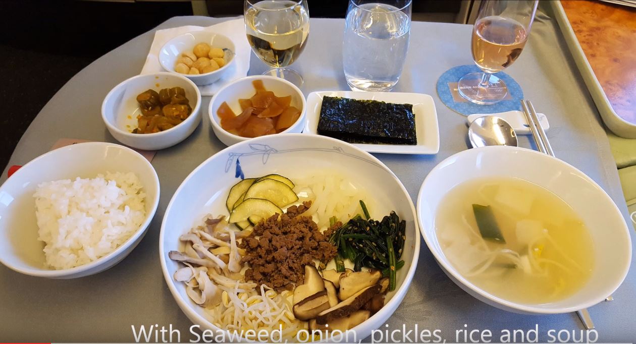 How to eat Bibimbap onboard Korean Air