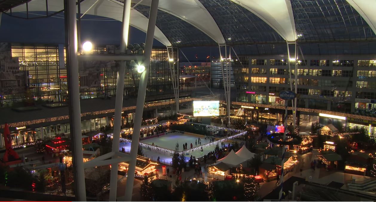 Wintermarket at Munich Airport