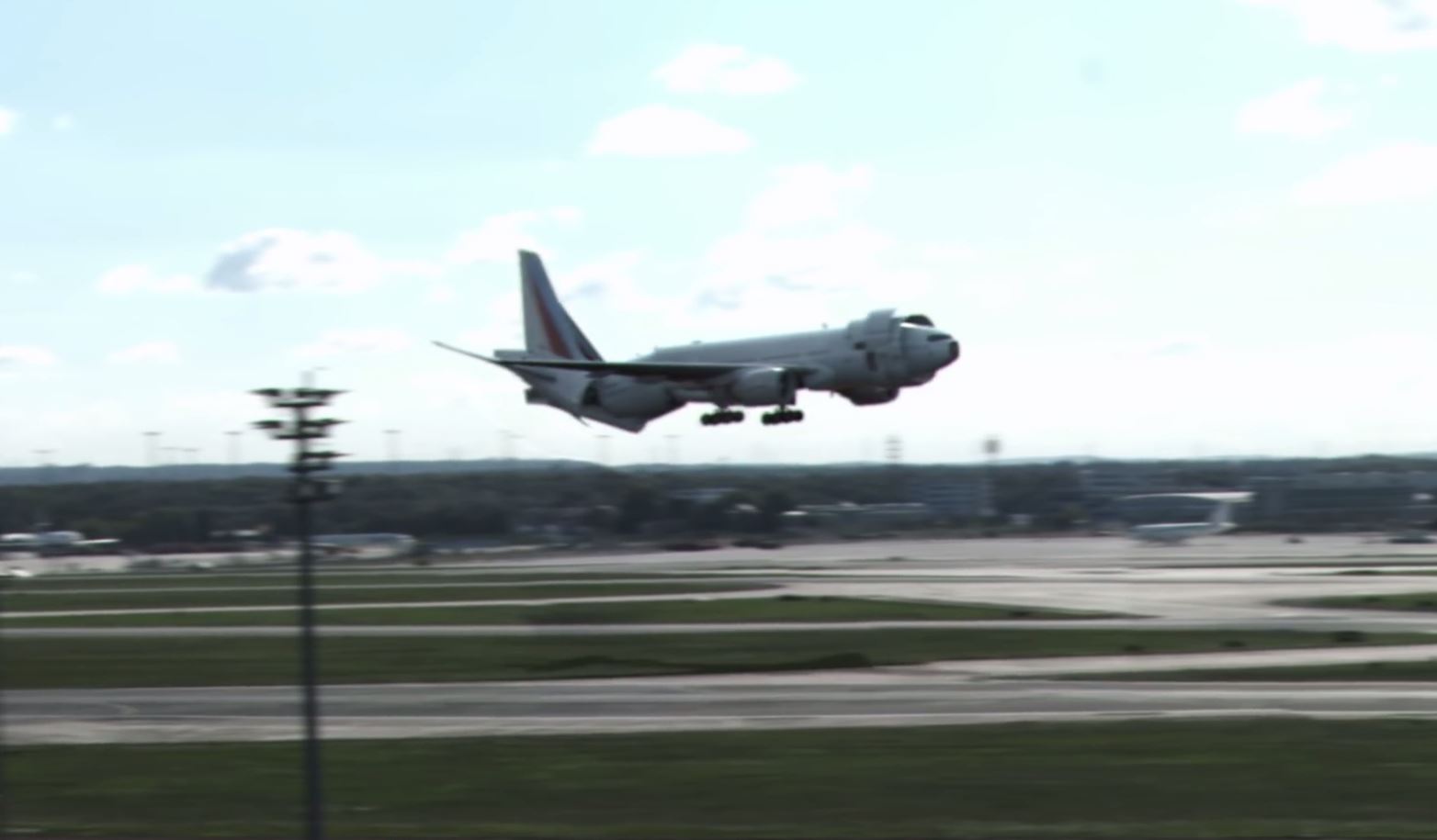 Spectacular Landing at Frankfurt Airport