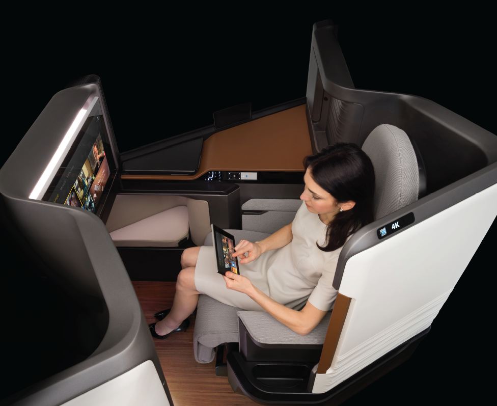 Panasonic’s Waterfront concept suite lets passengers customize their inflight experience