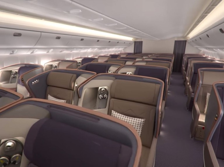 Singapore Airlines Next Generation Business Class Havayolu 101