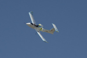 Airbus Group s E-Fan technology demonstrator became the world s first all-electric two engine aircraft taking off by its own power to successfully cross the Channel on 10 July 2015, some 106 years after Louis Bleriot s epic flight.Here just before landing in Calais.