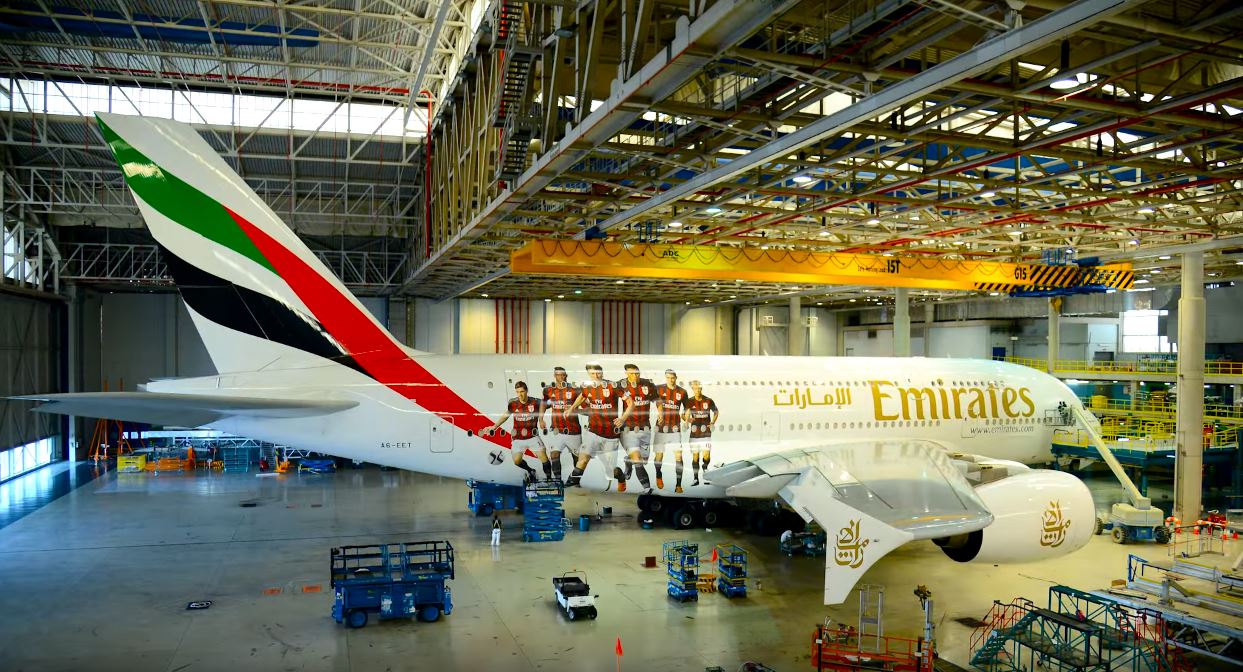 AC Milan A380 Decal | Timelapse | Emirates