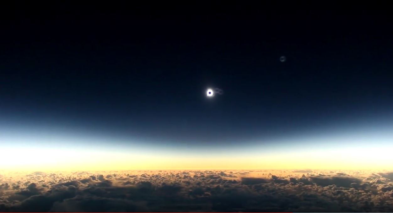 Alaska Airlines Solar Eclipse Flight 870