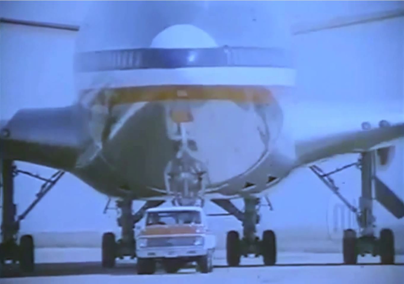 American Boeing 747 & Chevrolet Pick-Up Truck