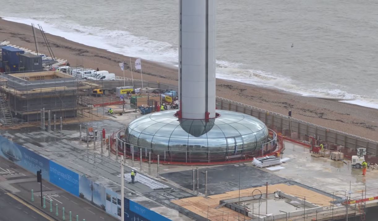 British Airways i360 Pod Build Time-lapse