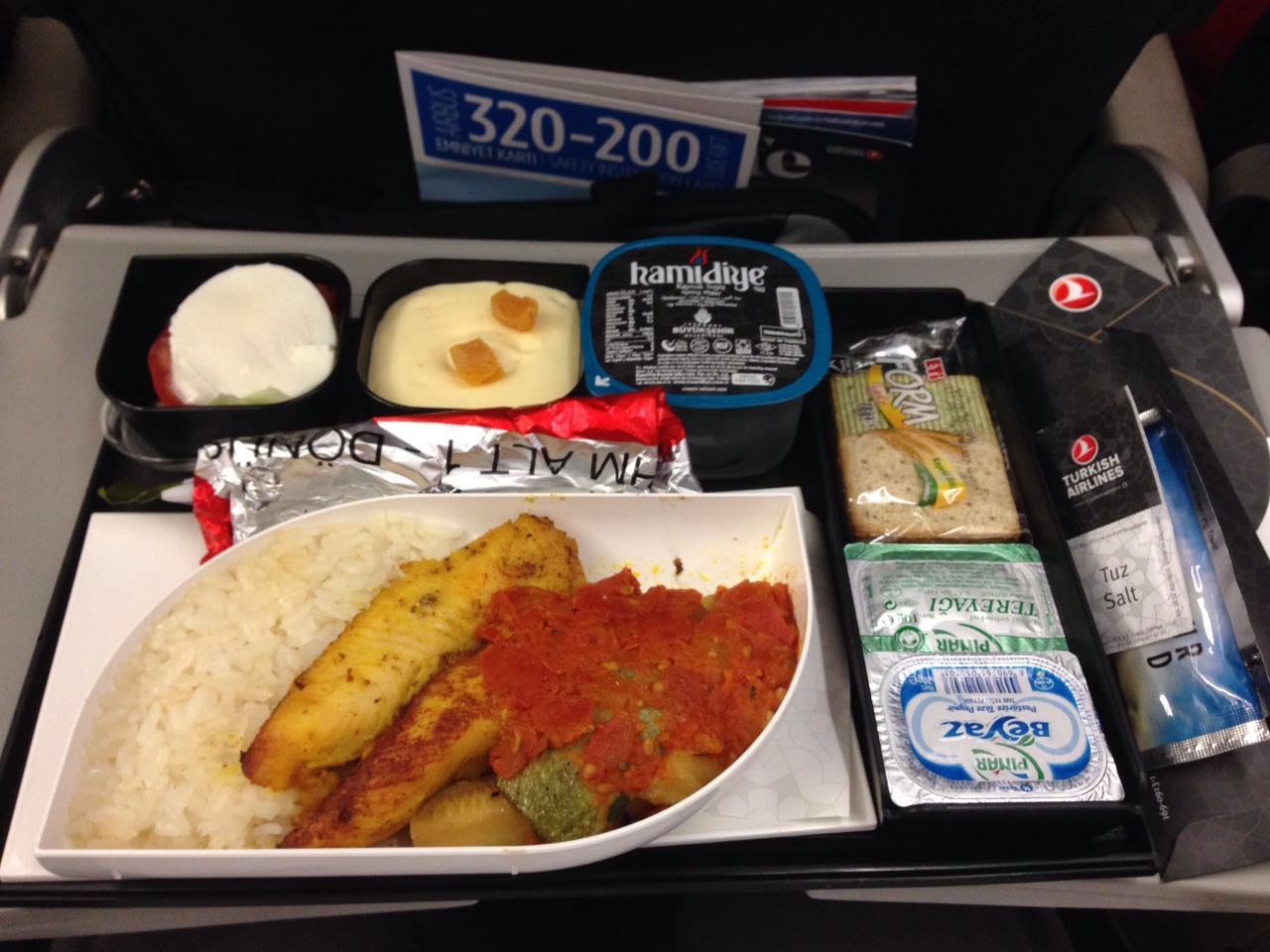 Turkish Airlines Inflight Meal (Cologne-Istanbul)