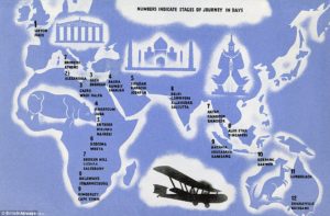 Imperial Airways_route map_journey_days