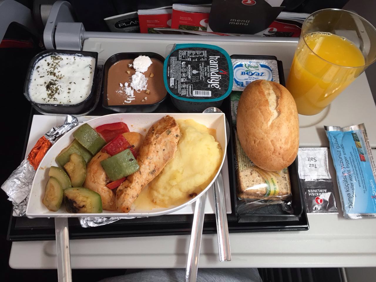 Turkish Airlines Inflight Meal (Istanbul-Malaga)