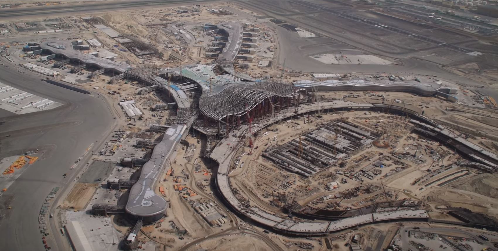 Abu Dhabi Airport Midfield Terminal – April 2016 Flyover