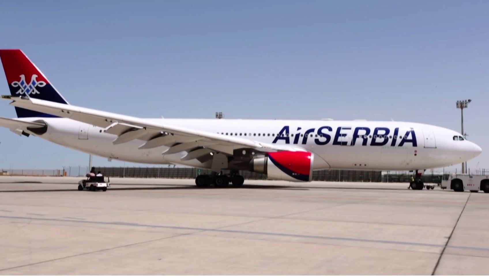 Air Serbia A330 Painting Timelapse