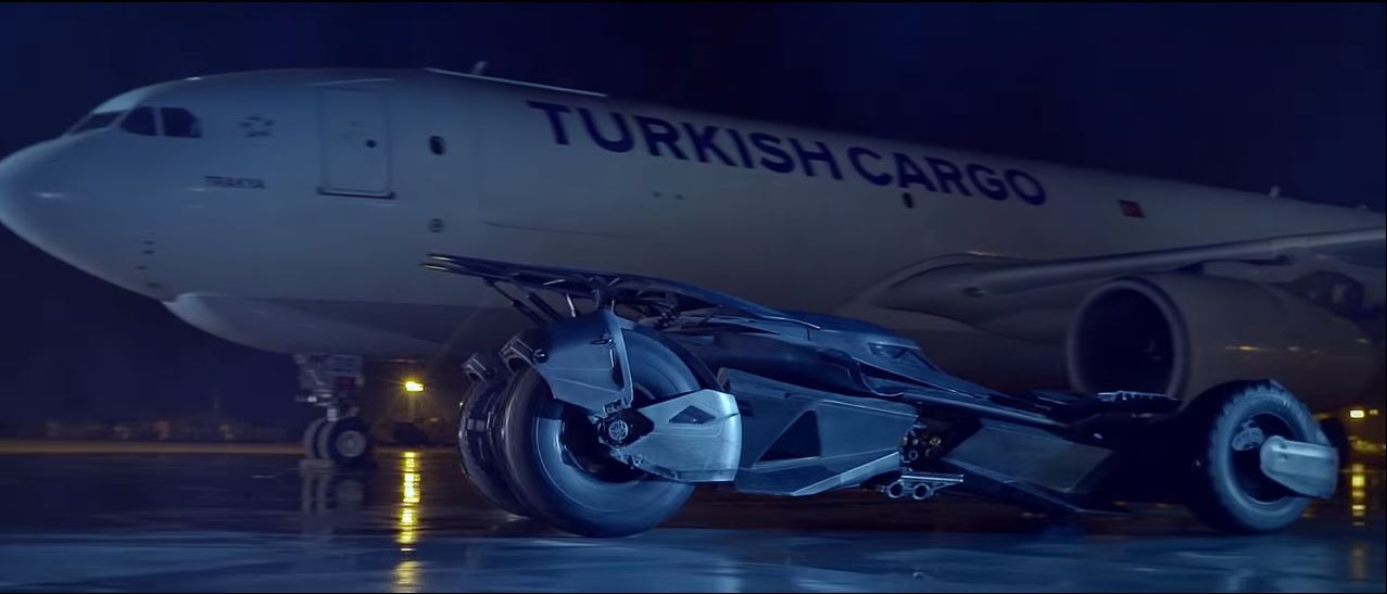 Batmobile flies around the world with Turkish Cargo!​
