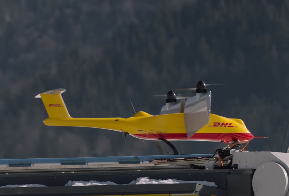 Making deliveries with the DHL Parcelcopter 3.0