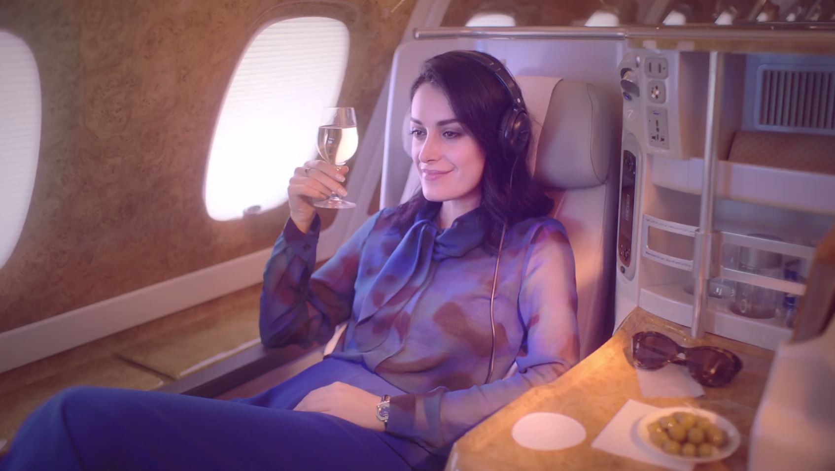 Enjoy Emirates Business Class