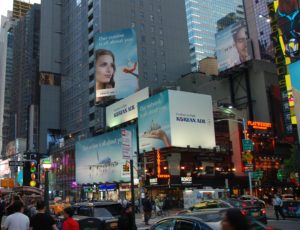 Korean Air_Excellence in Flight_ad_Time Square_New York_May 2016_002