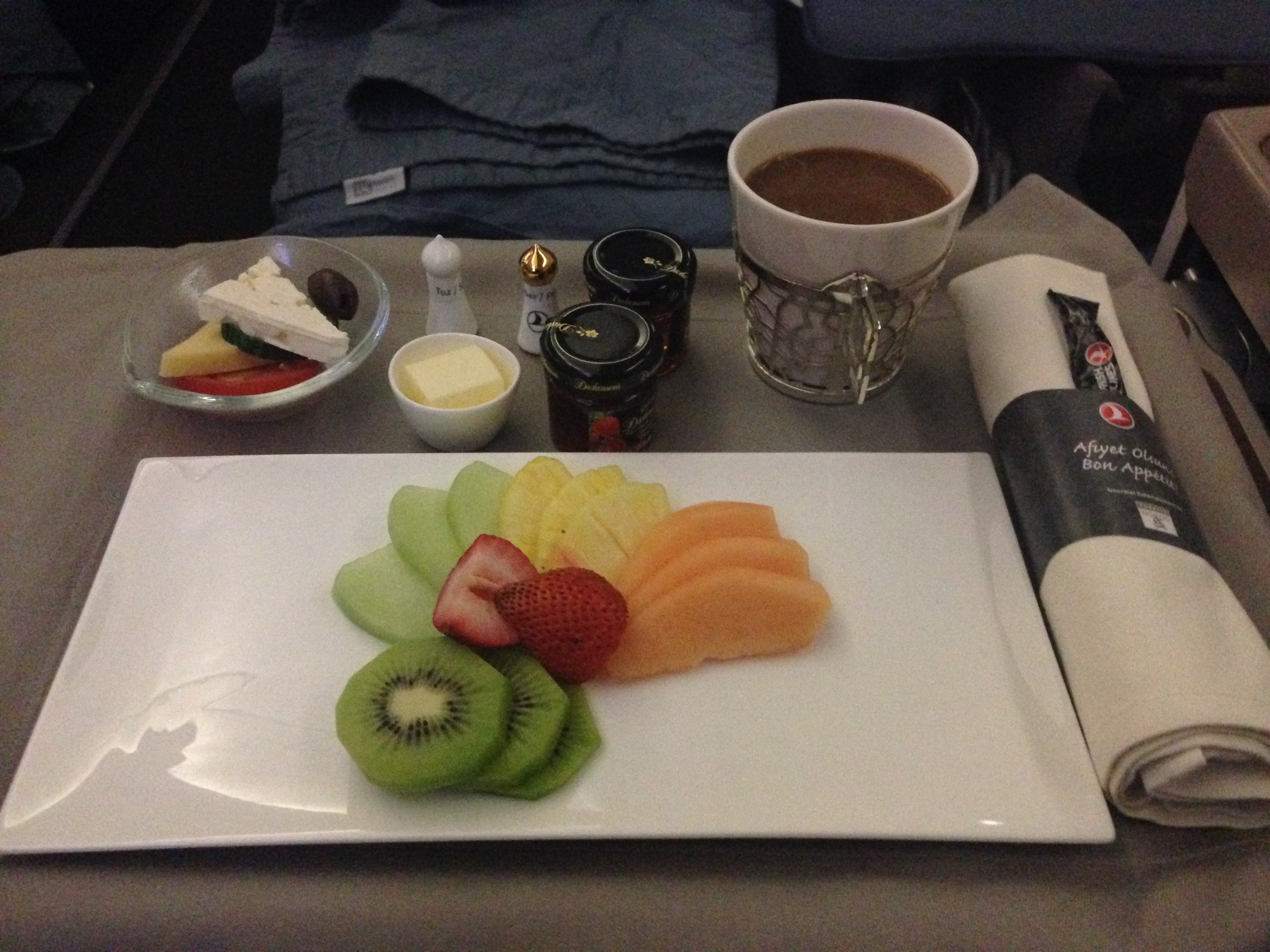 Turkish Airlines Inflight Meal (New York-Istanbul)