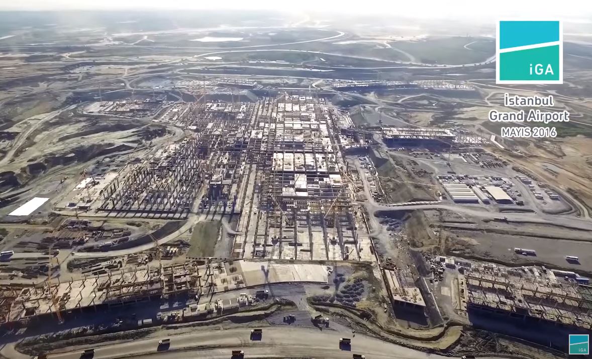 Istanbul New Airport Timelapse
