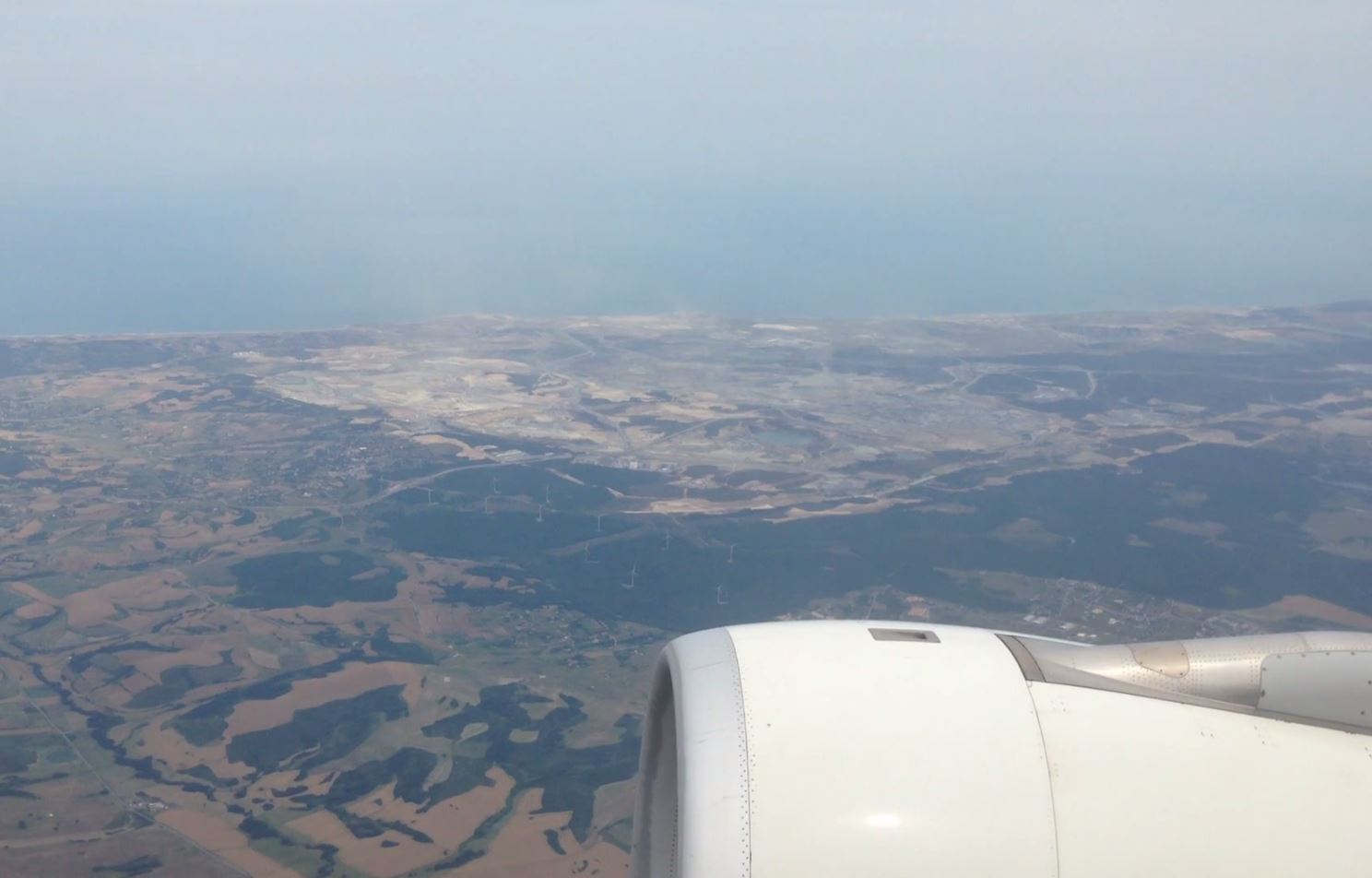Istanbul New Airport seen from aboard a Turkish Airlines A330