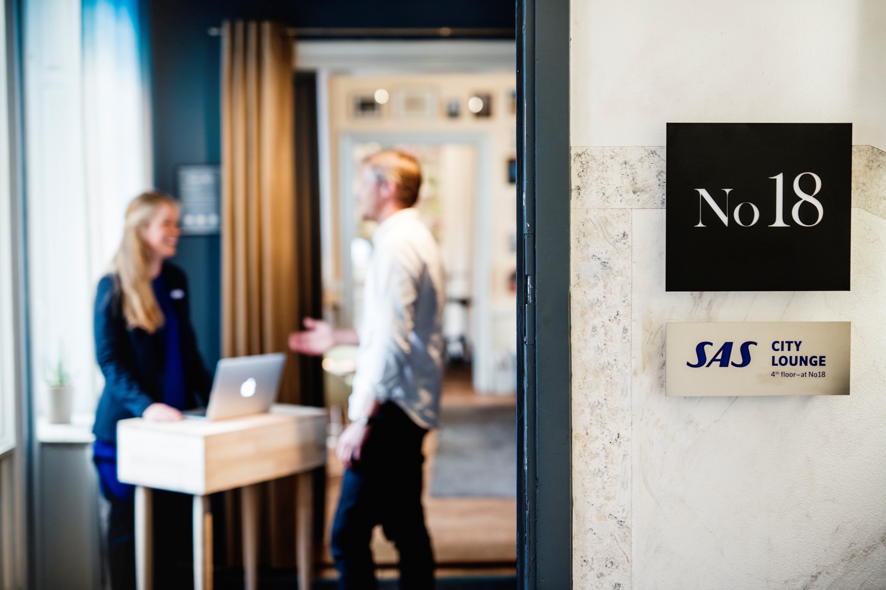 SAS offers frequent flyers a space to meet and work in downtown Stockholm