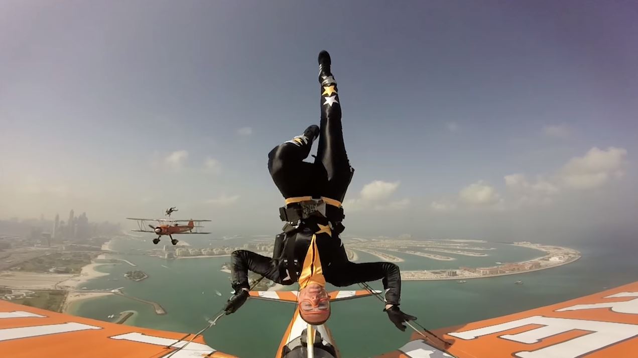 Skydive Dubai and Breitling take to the skies over Dubai