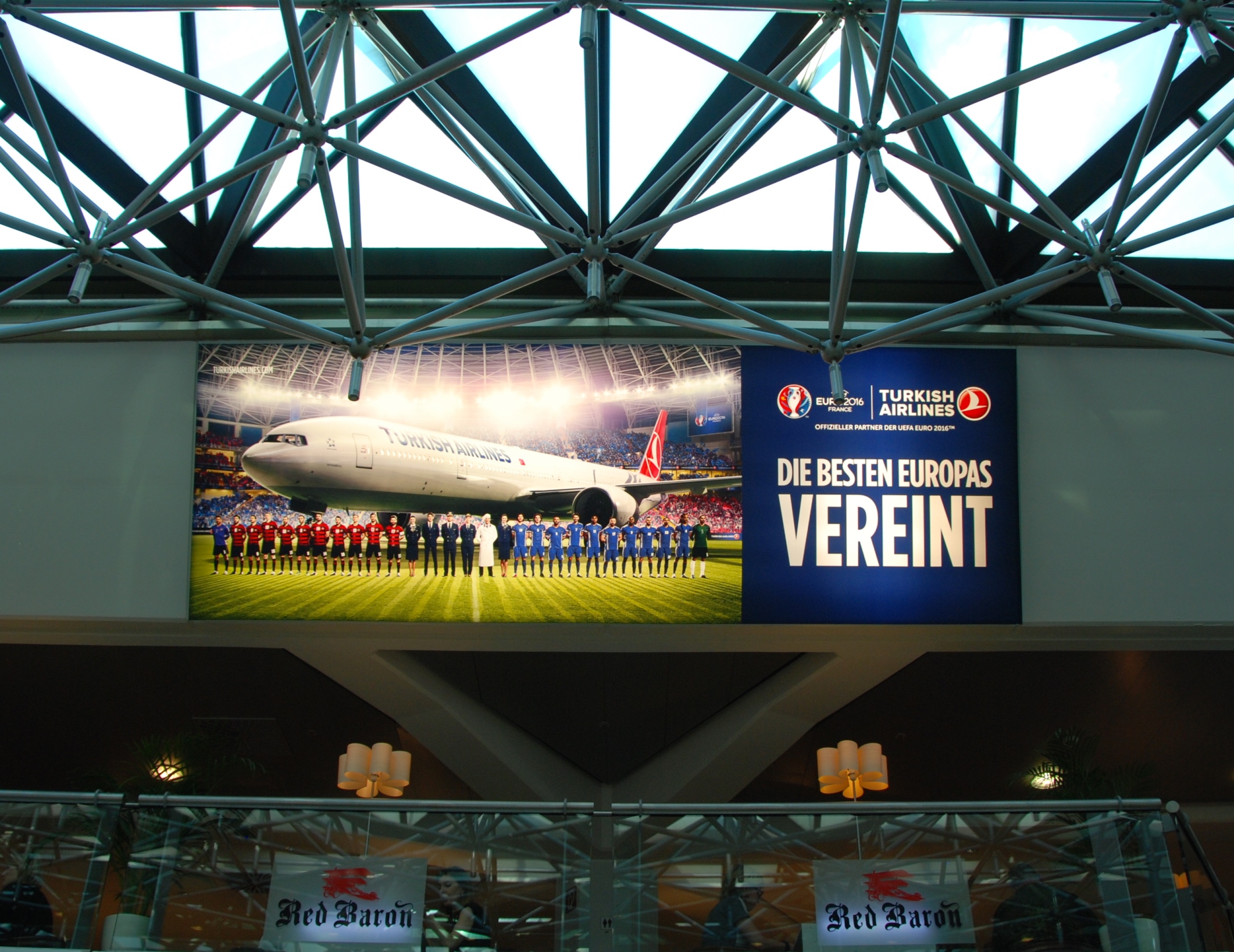 Turkish Airlines Euro 2016 Ad @ Berlin Tegel Airport