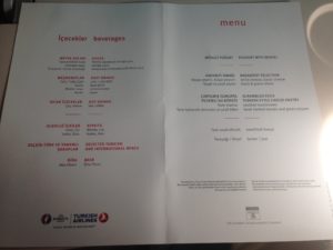 THY_Turkish Airlines_Inflight Menu Card_Economy Class_Istanbul-Berlin_June 2016