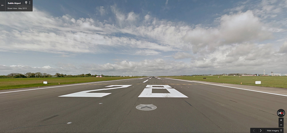 Dublin Havalimanı’nı, Google Street View ile Gezebilirsiniz
