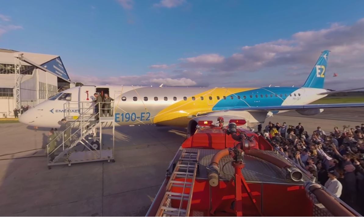 E190-E2 First Flight – 360 Experience