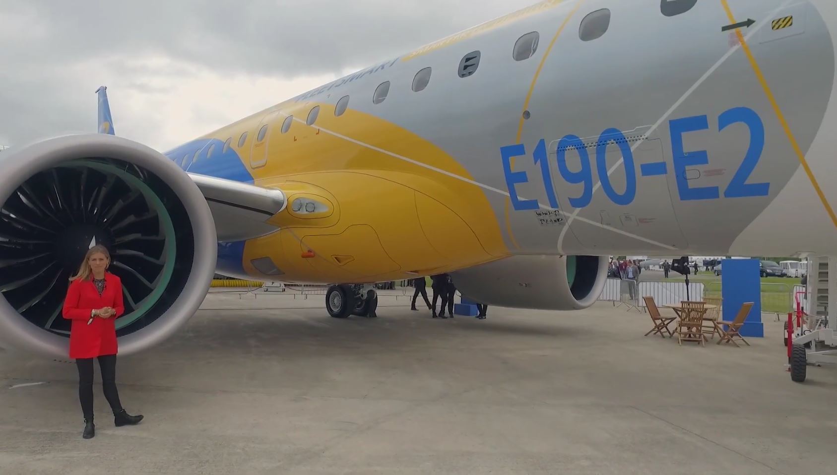 Embraer E2 debut at the Farnborough Airshow 2016