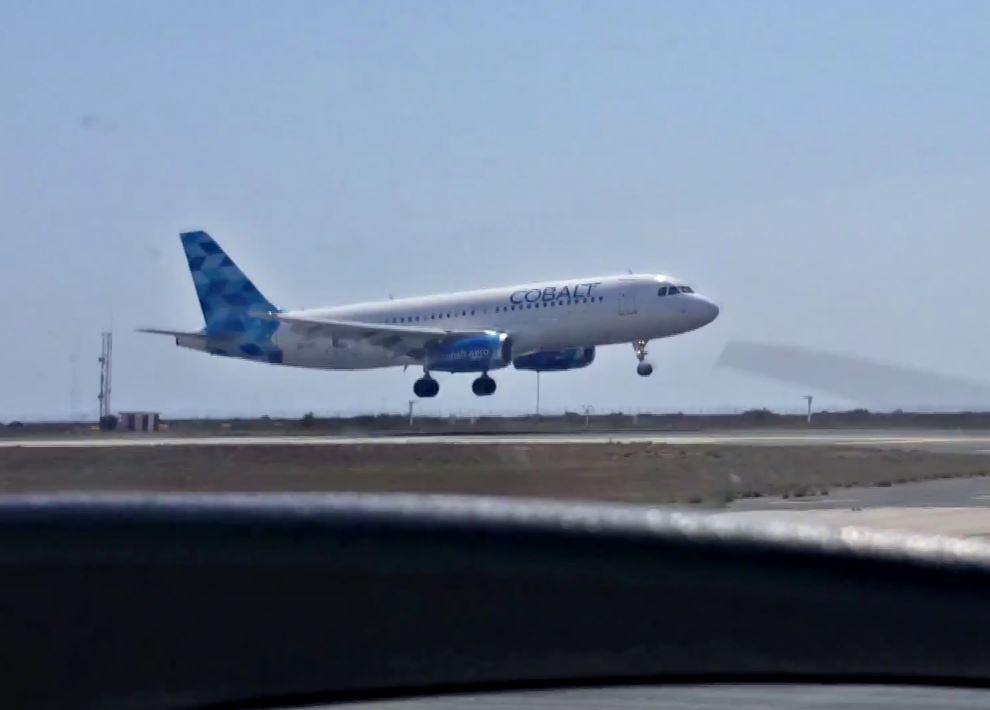 Low Go Around – Cobalt Air A320 at Larnaca Airport