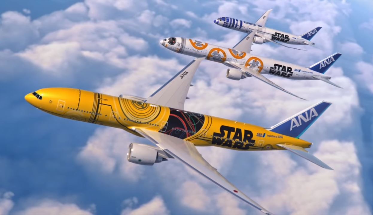 Star Wars Jets (C-3PO ANA Jet)