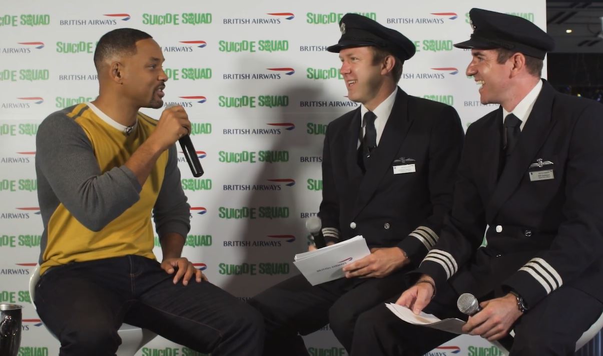 Will Smith and British Airways Pilots