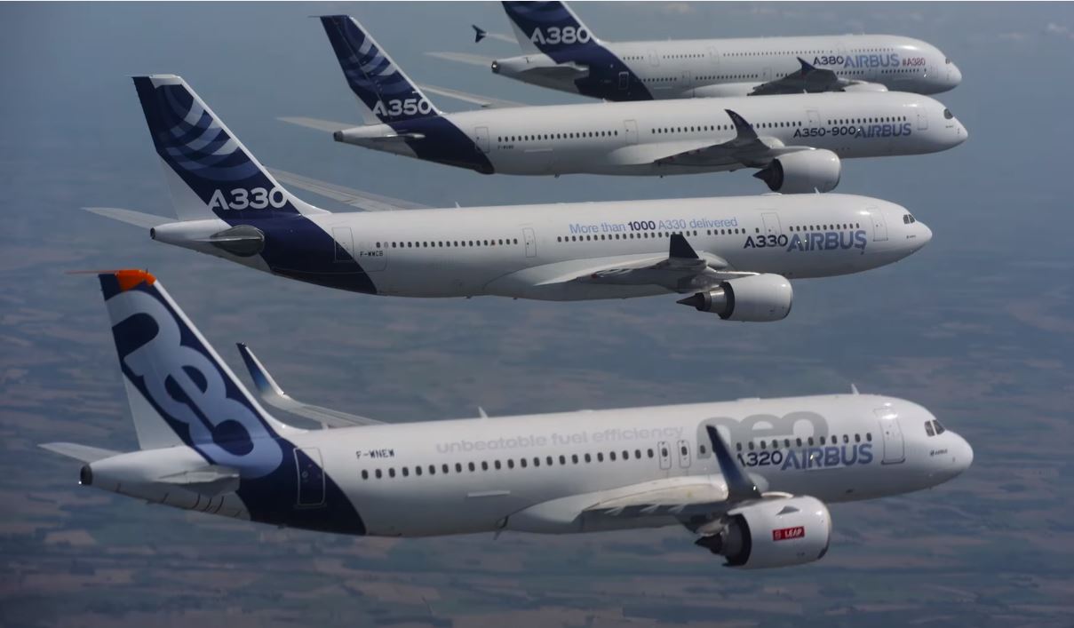 A family that flies together: Airbus’ commercial aircraft