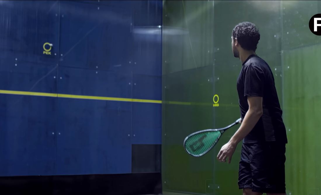 Egyptair – Ramy Ashour trick shots