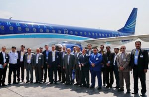 Embraer E190, İran'da tanıtım uçuşu yaptı. (Eylül 2016)