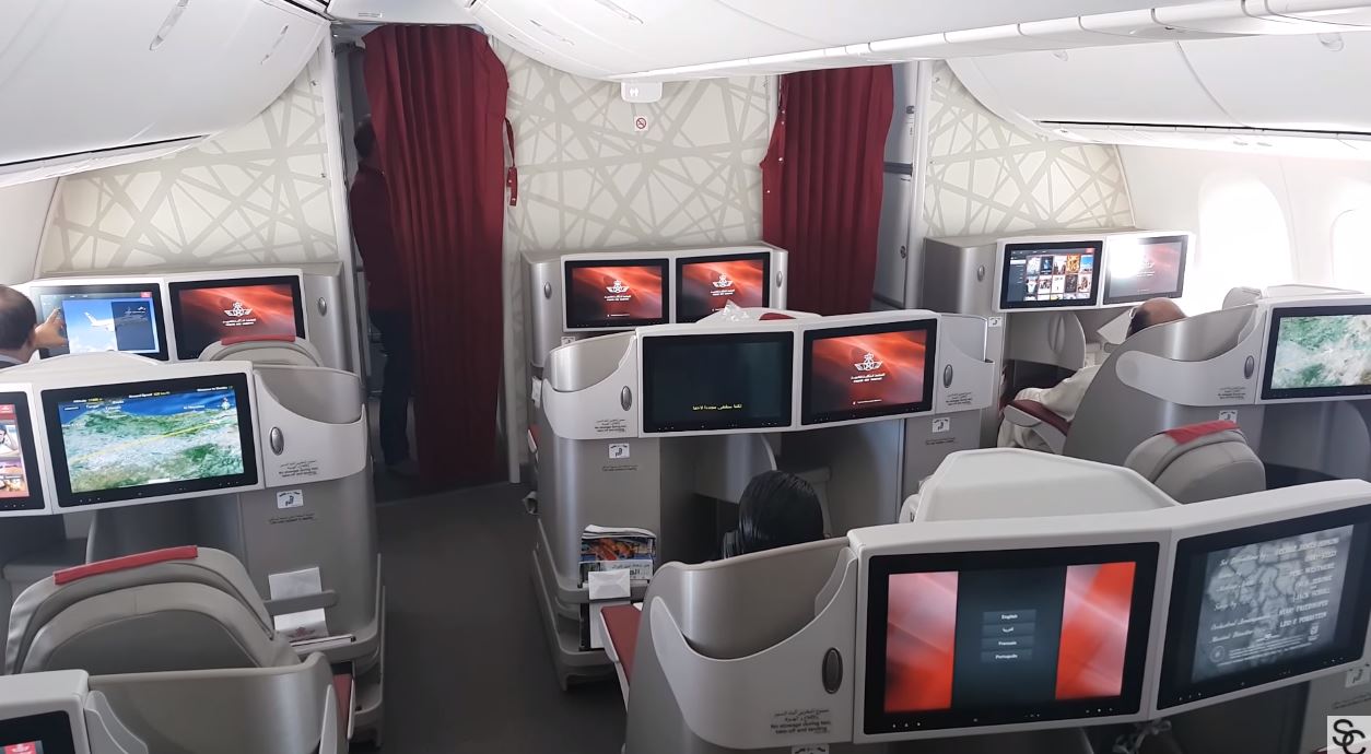 Royal Air Maroc B787 Dreamliner Business Class