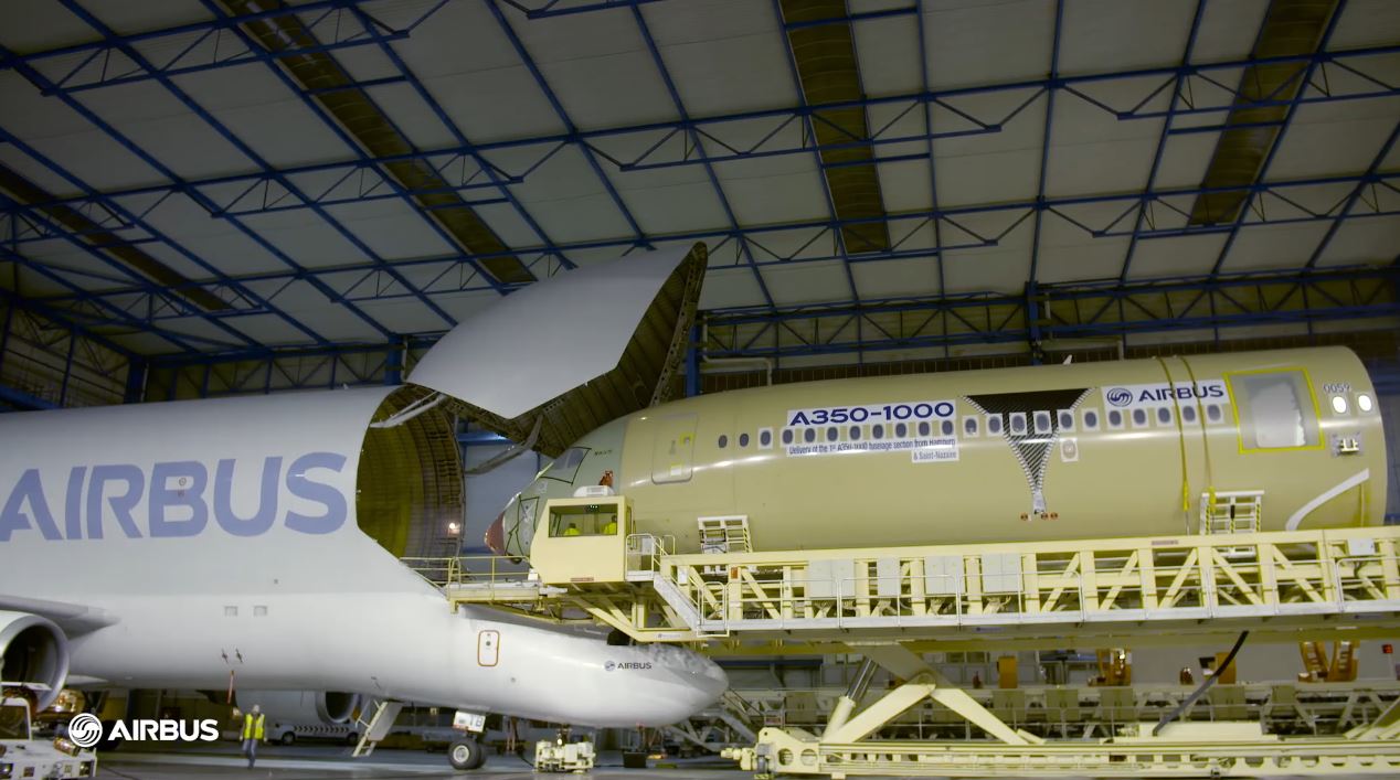 First Airbus A350-1000 Assembly