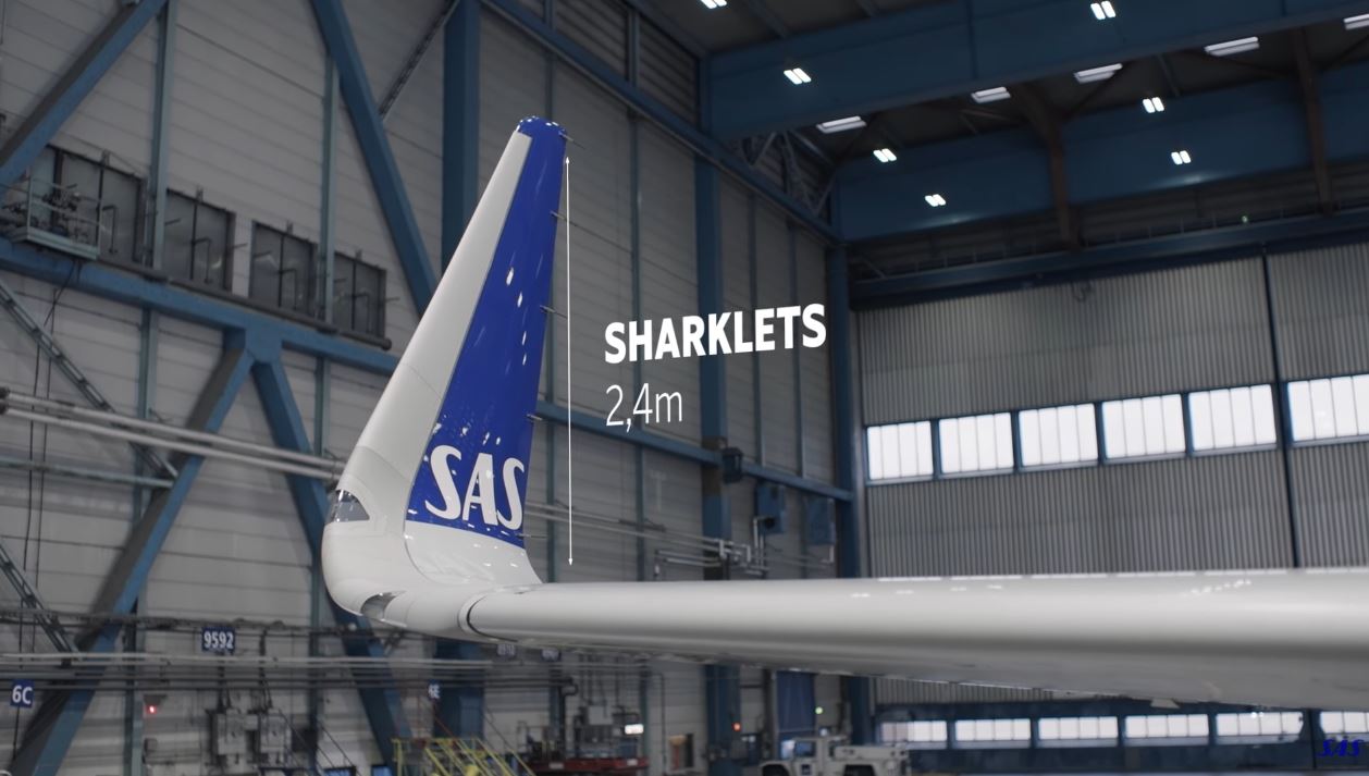 Explore the outside of SAS’ new A320neo