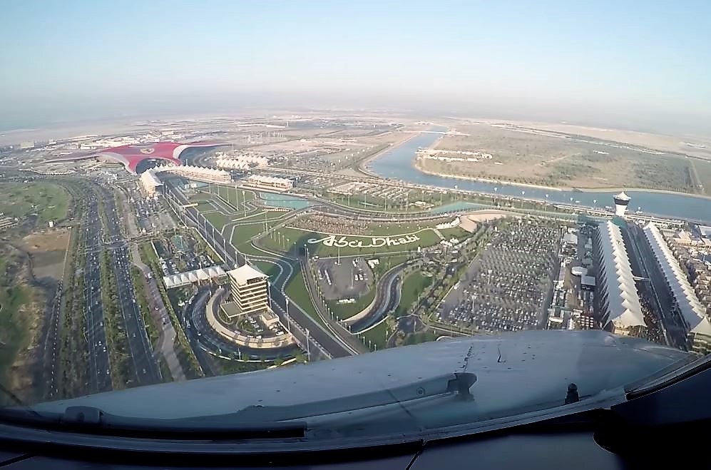 Etihad Airways Flyby @ Formula 1 Abu Dhabi Grand Prix 2016